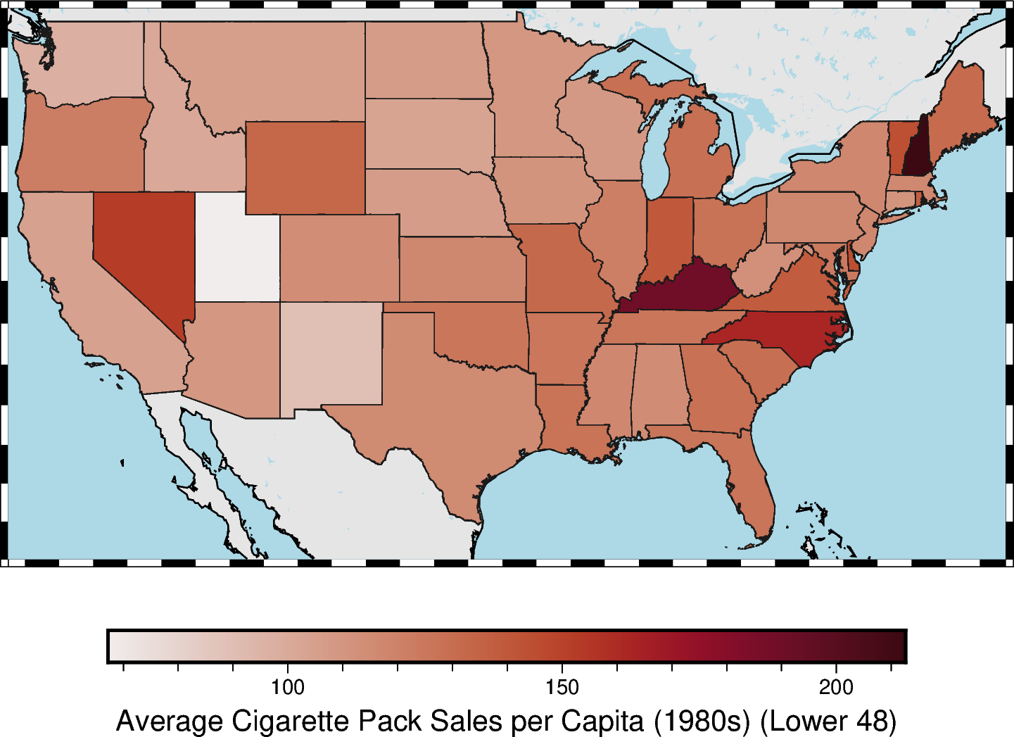 Map visualization for Barbarians at the Gate (1989)
